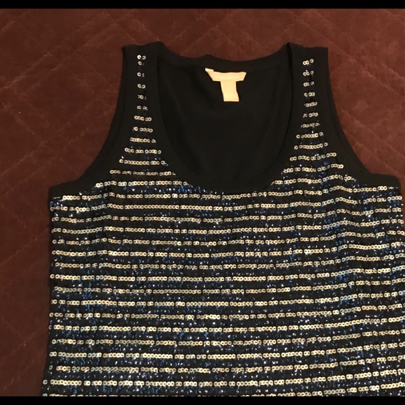 NWOT Banana Republic Sequin Top - Picture 1 of 3